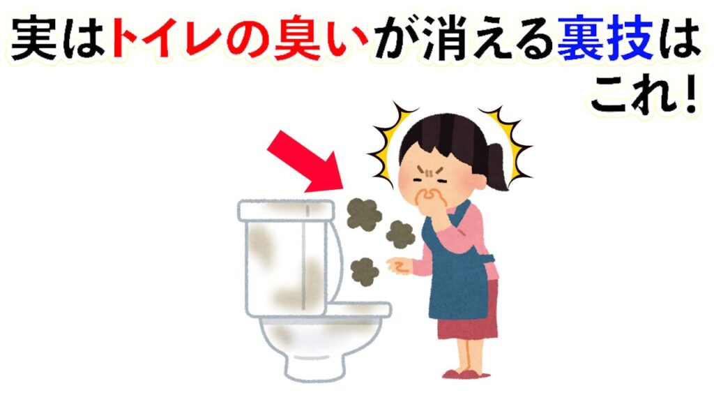 【雑学】実はトイレの臭いが消える裏技は これ！他