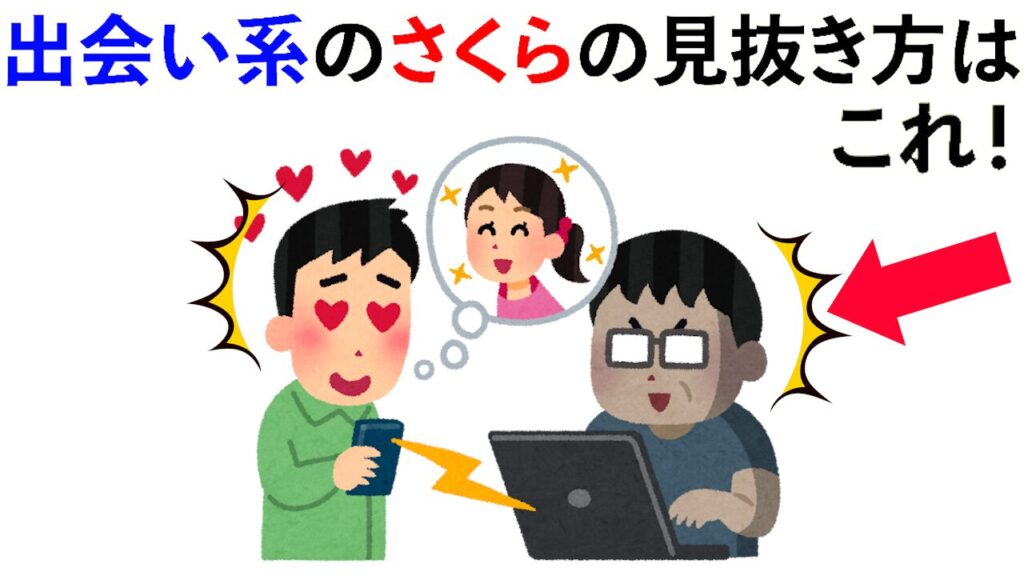 【雑学】出会い系のさくらの見抜き方はこれ！